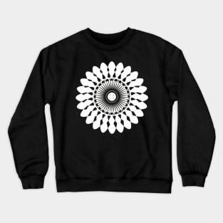 Floral mandala, geometric mandala Crewneck Sweatshirt